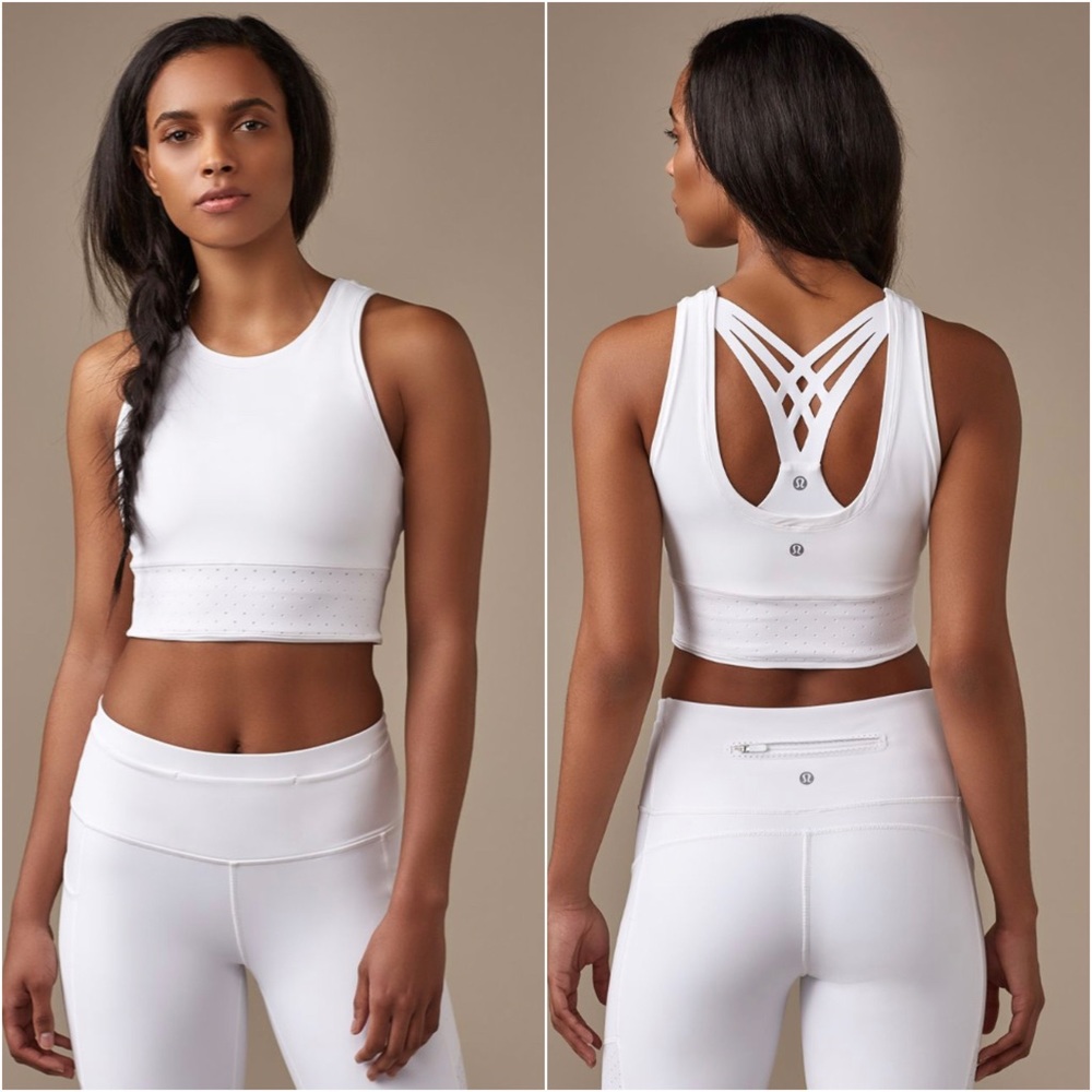 Lululemon Mind Over Miles Crop Top